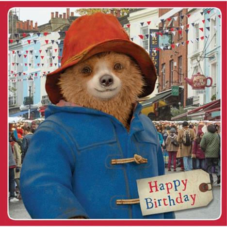 Paddington Bear Square Birthday Card £1.99